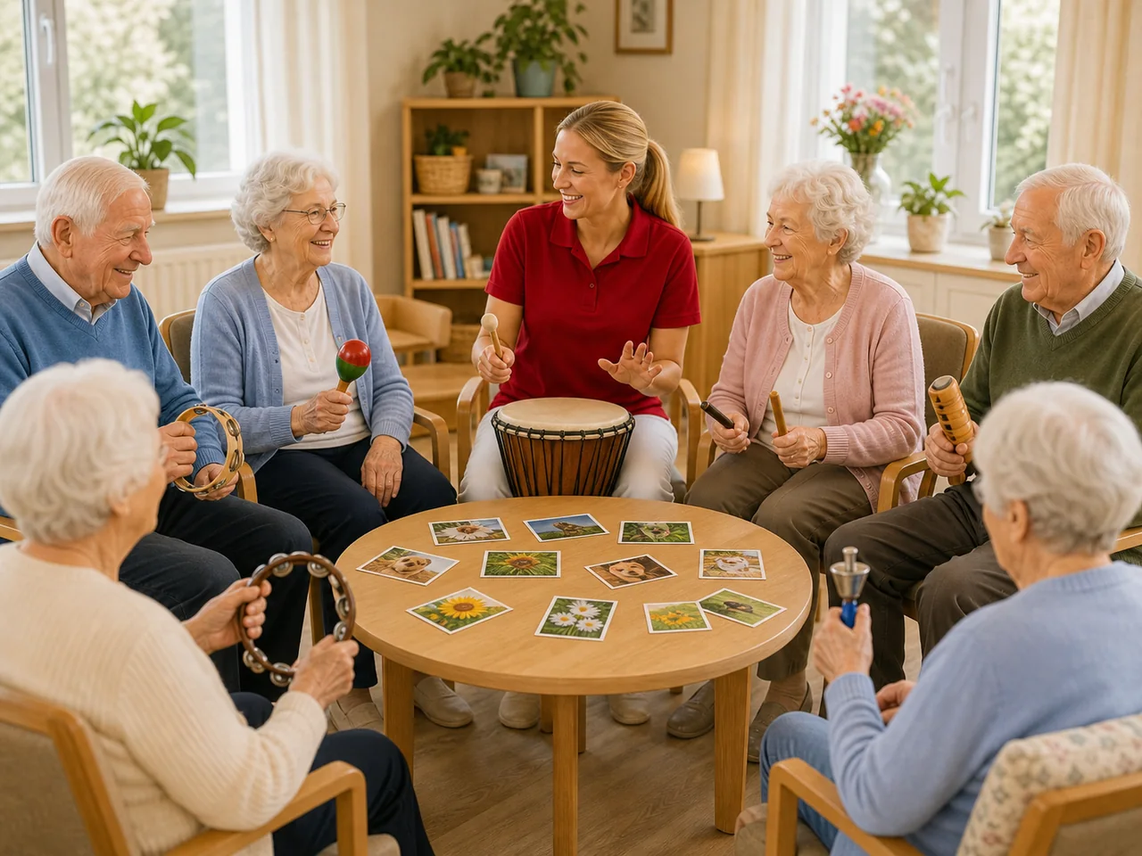 Gruppenangebot mit Musik und Gedächtnisförderung